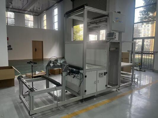 Máquina de pliegue de cartón Hepa de fibra de vidrio Máquina de pliegue de papel de filtro con tabique