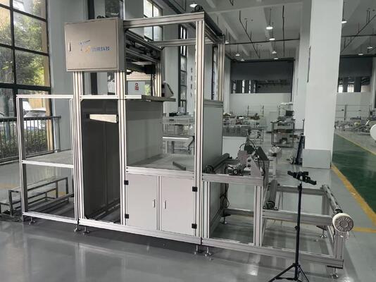 Máquina de pliegue de cartón Hepa de fibra de vidrio Máquina de pliegue de papel de filtro con tabique