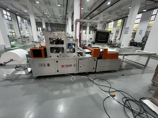 Linea de producción de máquinas de pliegues con mini filtro HEPA de altura de pliegue computarizada de 300 mm