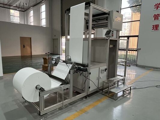 Máquina de plegado y partición de papel filtro Hepa de alta calidad
