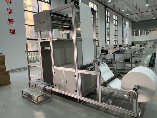 Máquina de plegado y partición de papel filtro Hepa de alta calidad