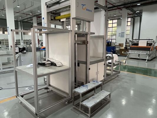 Máquina de plegado y partición de papel filtro Hepa de alta calidad