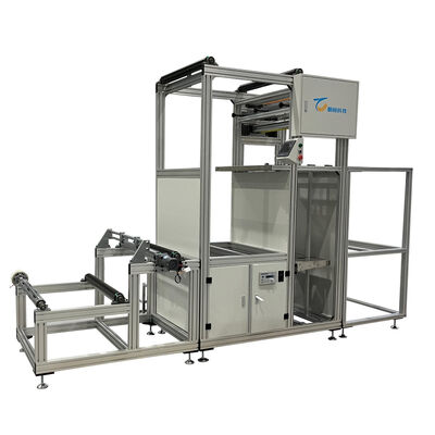 Línea de producción de plisado totalmente automática para filtros de aire fabricados con fibra de vidrio