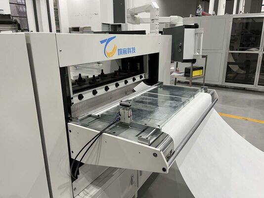 Máquina de procesamiento y plegado de filtros HAVC con servomotor totalmente automático