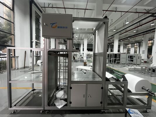Línea de producción de pliegues y pliegues de fibra de vidrio para filtros de aire HEPA