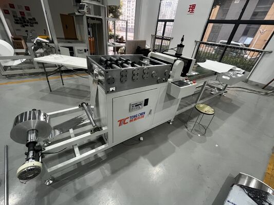 Máquina de corrugado con filtro HEPA de 350 mm utilizada para formar papel de aluminio