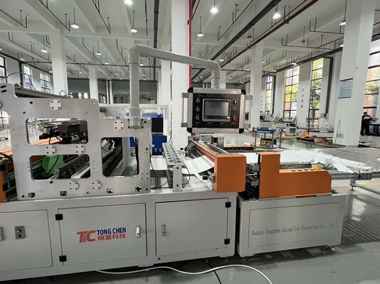 Línea de producción de mini filtros HEPA de estructura estable y alta precisión, controlada por PLC, compatible con múltiples tamaños y tipos de filtro