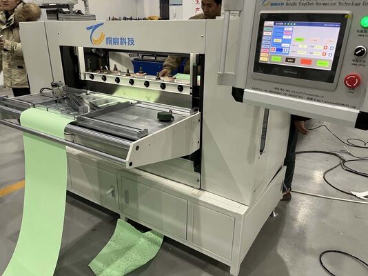 Producción estable Fácil de operar Línea de producción de filtro plegable de pegamento que admite una operación continua durante mucho tiempo