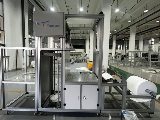 Línea de producción de papel plegable de fibra de vidrio de alta eficiencia