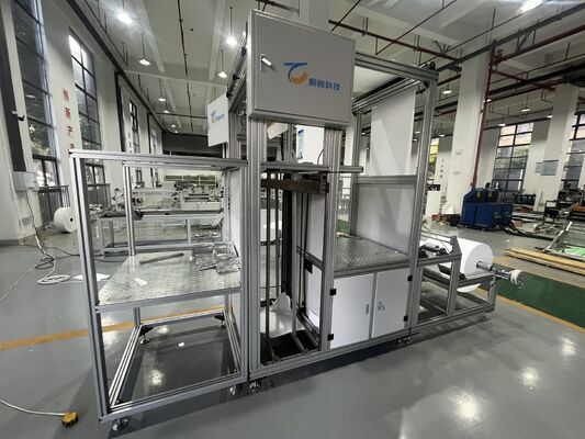 Línea de producción de papel plegable de fibra de vidrio de alta eficiencia