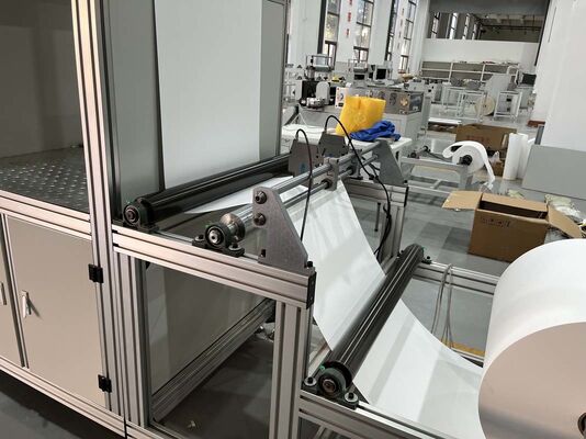 Producción en masa Línea de producción de filtros de fibra de vidrio ISO con tabiques