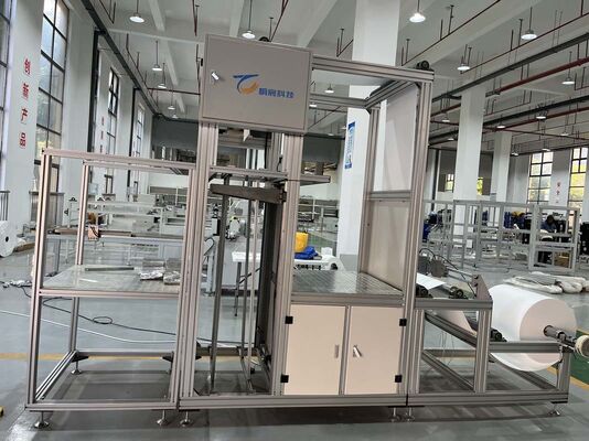 Producción en masa Línea de producción de filtros de fibra de vidrio ISO con tabiques