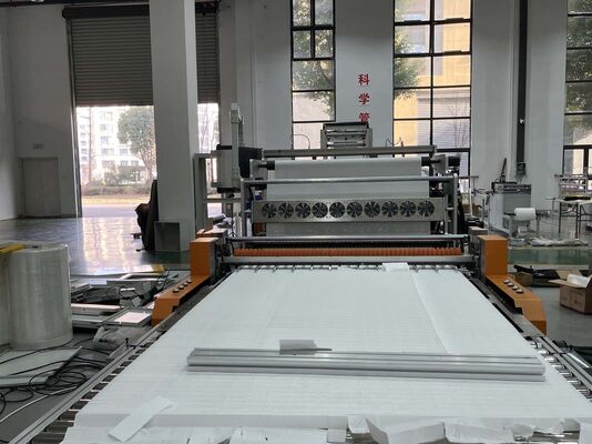 Máquina de plegado y encolado de filtros HEPA ecológica y de bajo consumo para la purificación del aire en el hogar y la oficina