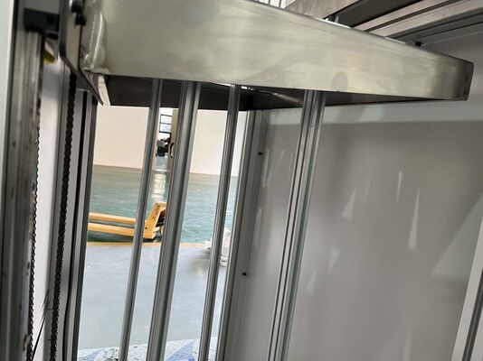 Máquina de pliegue de fibra de vidrio súper fina y altamente eficiente con tabiques para ambientes de sala limpia y uso de laboratorio