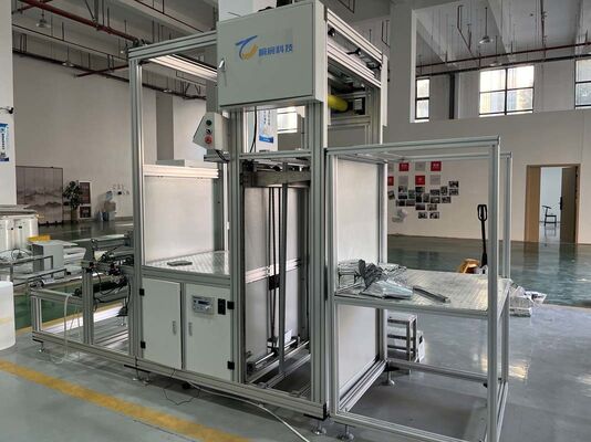 Máquina de pliegue de fibra de vidrio súper fina y altamente eficiente con tabiques para ambientes de sala limpia y uso de laboratorio