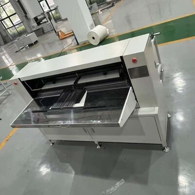 Máquina plegadora de papel de filtro semiautomática de bajo consumo y bajo mantenimiento en líneas de producción de alta resistencia