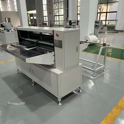 Máquina plegadora de papel de filtro semiautomática de bajo consumo y bajo mantenimiento en líneas de producción de alta resistencia