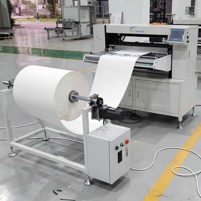 Máquina plegadora de papel de filtro semiautomática de bajo consumo y bajo mantenimiento en líneas de producción de alta resistencia