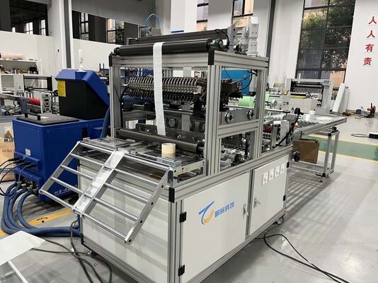 Unidad de producción de pegado de PP computarizada de alta eficiencia con caja de cambios y motor para ensamblaje de purificador de aire, garantía de 1 año