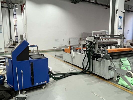 Máquina de plegado y pegado mini HEPA totalmente automática para ciclos de fabricación rápidos
