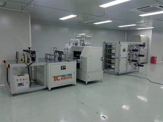 Línea de producción de papel plegable de filtro de múltiples capas de múltiples materiales y servo accionado