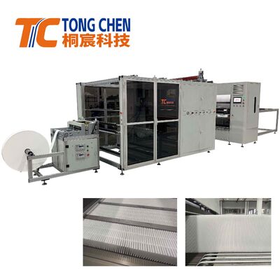 Línea Completa Automática de Plegado y Fabricación de Papel de Filtro para Filtración de Alta Eficiencia con Altura de Pliegue de 300 mm