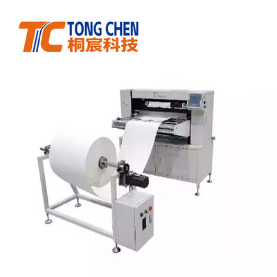 Máquina de plegado de papel semiautomática de segunda generación para la producción de elementos de filtro de alta velocidad