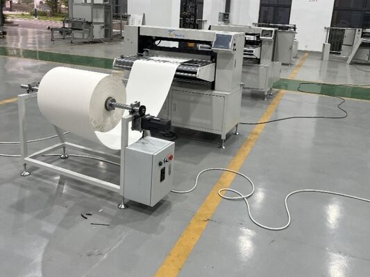 Máquina de plegado de papel semiautomática industrial de segunda generación para la fabricación de elementos de filtro de alta velocidad
